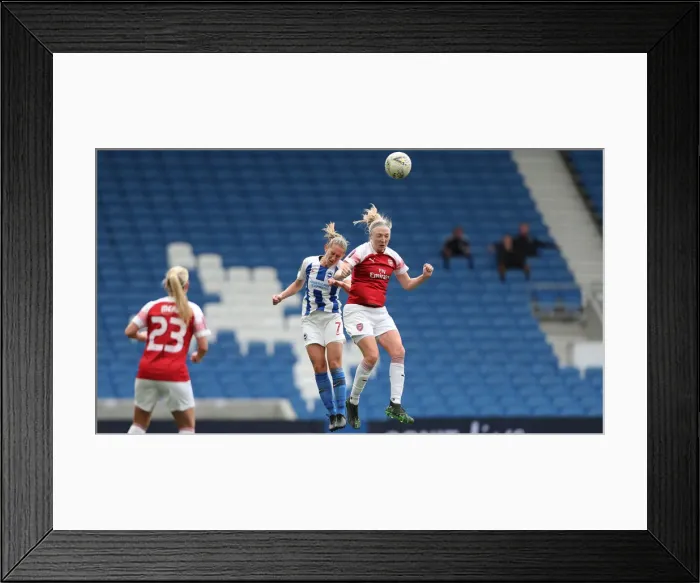 Framed Print : Brighton & Hove Albion Women vs Arsenal Women: WSL Clash at American Express Community Stadium (29APR19) Framed Print : Brighton & Hove Albion Women vs Arsenal Women: WSL Clash at American Express Community Stadium (29APR19)
