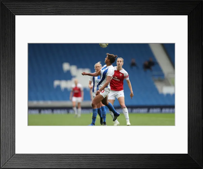 Framed Print : Brighton & Hove Albion Women vs. Arsenal Women: WSL Showdown at American Express Community Stadium (29 Apr 19) Framed Print : Brighton & Hove Albion Women vs. Arsenal Women: WSL Showdown at American Express Community Stadium (29 Apr 19)