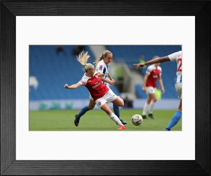 Framed Print : Brighton and Hove Albion Women vs. Arsenal Women: WSL Clash at American Express Community Stadium (29APR19) - Intense Match Action Framed Print : Brighton and Hove Albion Women vs. Arsenal Women: WSL Clash at American Express Community Stadium (29APR19) - Intense Match Action