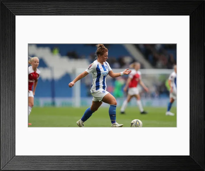 Framed Print : Brighton & Hove Albion Women vs. Arsenal Women: WSL Clash at American Express Community Stadium (29APR19) Framed Print : Brighton & Hove Albion Women vs. Arsenal Women: WSL Clash at American Express Community Stadium (29APR19)