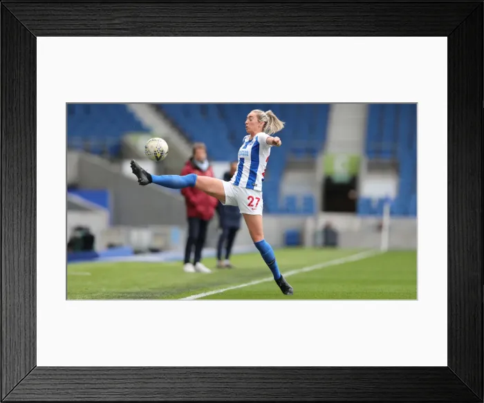 Framed Print : Brighton and Hove Albion Women vs. Arsenal Women: WSL Clash at American Express Community Stadium (29APR19) - Intense Match Action Framed Print : Brighton and Hove Albion Women vs. Arsenal Women: WSL Clash at American Express Community Stadium (29APR19) - Intense Match Action