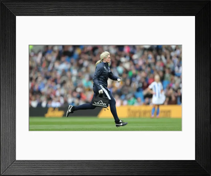 Framed Print : Brighton and Hove Albion Women vs Arsenal Women: WSL Clash at American Express Community Stadium (29APR19) - Intense Match Action Framed Print : Brighton and Hove Albion Women vs Arsenal Women: WSL Clash at American Express Community Stadium (29APR19) - Intense Match Action