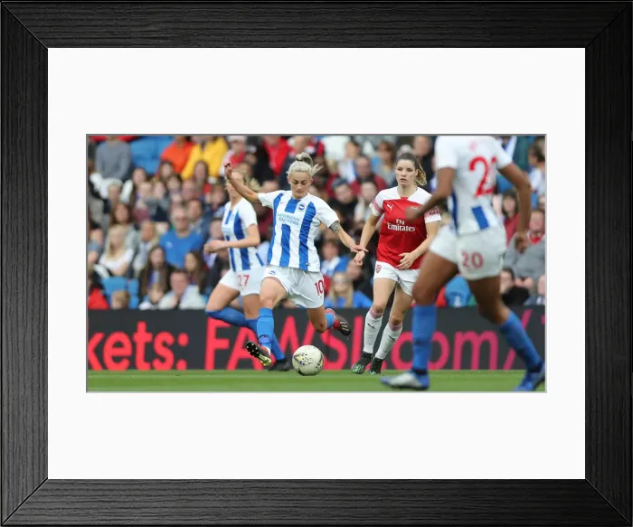 Framed Print : WSL Showdown: Brighton & Hove Albion Women vs Arsenal Women (29APR19)