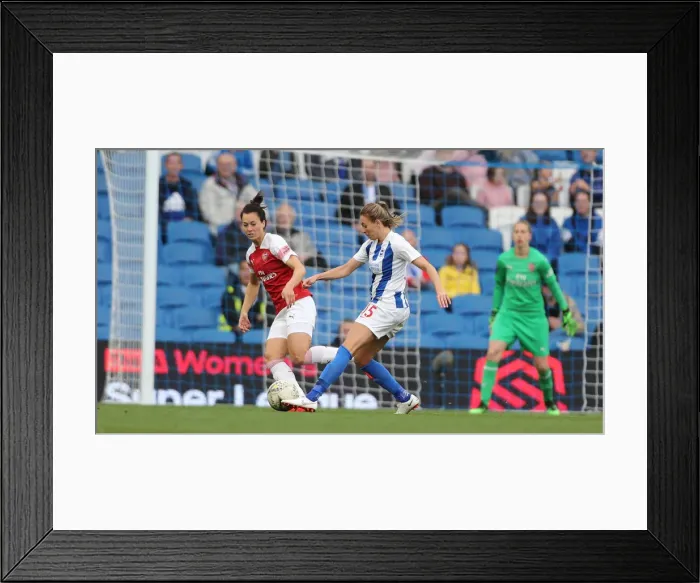 Framed Print : Brighton & Hove Albion Women vs. Arsenal Women: WSL Clash at American Express Community Stadium (29APR19) - Intense Match Action Framed Print : Brighton & Hove Albion Women vs. Arsenal Women: WSL Clash at American Express Community Stadium (29APR19) - Intense Match Action