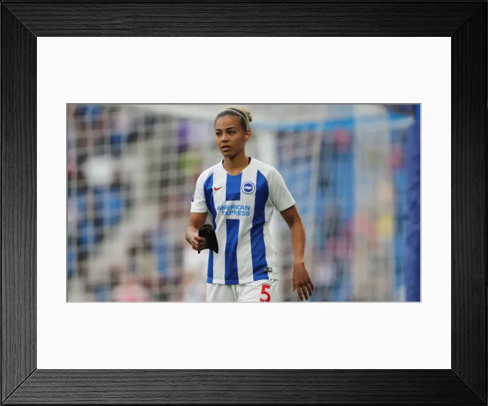 Framed Print : Brighton and Hove Albion Women vs. Arsenal Women: WSL Clash at American Express Community Stadium (29APR19) - Intense Match Action Framed Print : Brighton and Hove Albion Women vs. Arsenal Women: WSL Clash at American Express Community Stadium (29APR19) - Intense Match Action