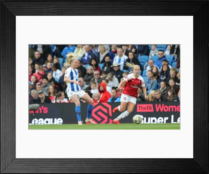 Framed Print : Brighton & Hove Albion Women vs. Arsenal Women: WSL Clash at American Express Community Stadium (29APR19) - Intense Match Action Framed Print : Brighton & Hove Albion Women vs. Arsenal Women: WSL Clash at American Express Community Stadium (29APR19) - Intense Match Action