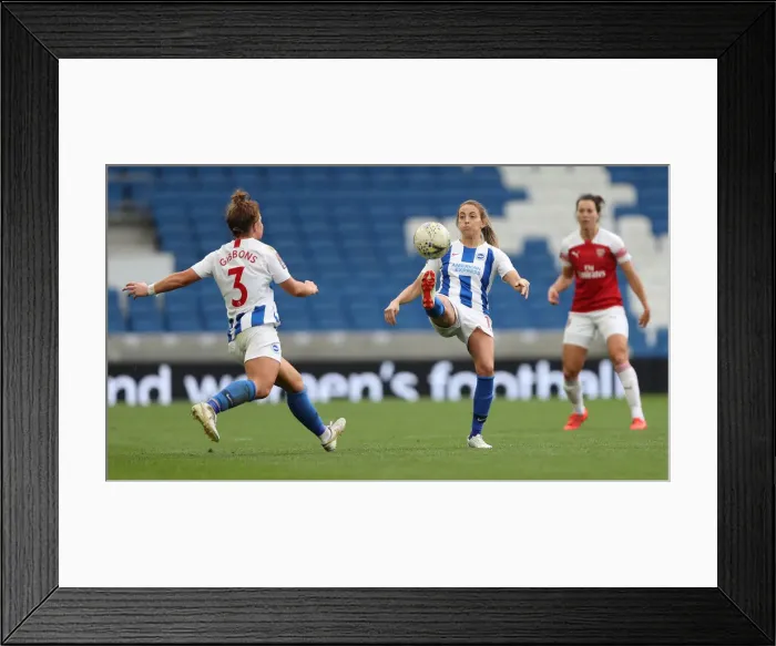 Framed Print : Brighton & Hove Albion Women vs. Arsenal Women: A Battle in the WSL at American Express Community Stadium (29APR19) Framed Print : Brighton & Hove Albion Women vs. Arsenal Women: A Battle in the WSL at American Express Community Stadium (29APR19)