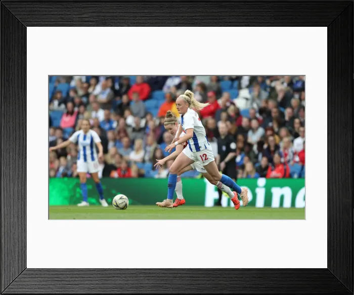Framed Print : Brighton and Hove Albion Women vs. Arsenal Women: WSL Clash at American Express Community Stadium (29APR19) - Intense Action from the Women's Super League Match Framed Print : Brighton and Hove Albion Women vs. Arsenal Women: WSL Clash at American Express Community Stadium (29APR19) - Intense Action from the Women's Super League Match