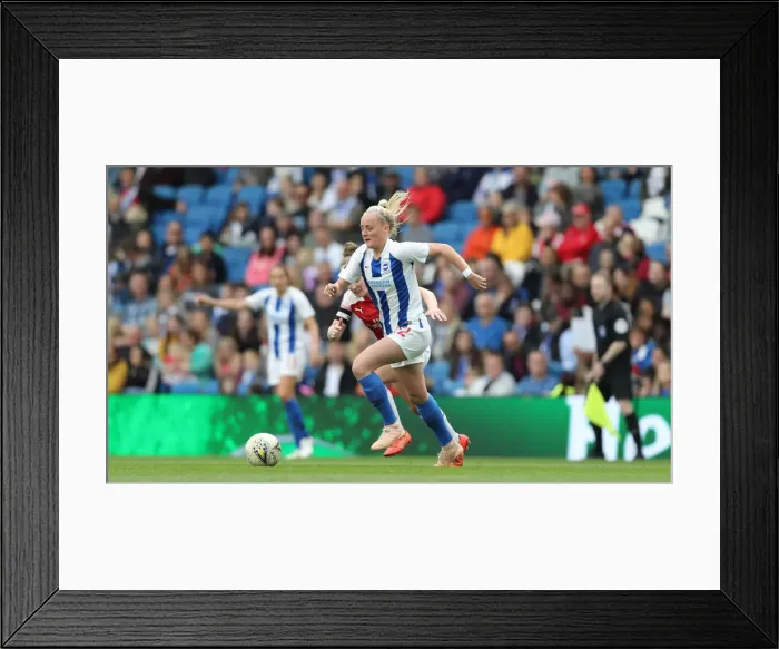 Framed Print : Brighton and Hove Albion Women vs Arsenal Women: WSL Clash at American Express Community Stadium (29APR19) - Intense Match Action Framed Print : Brighton and Hove Albion Women vs Arsenal Women: WSL Clash at American Express Community Stadium (29APR19) - Intense Match Action