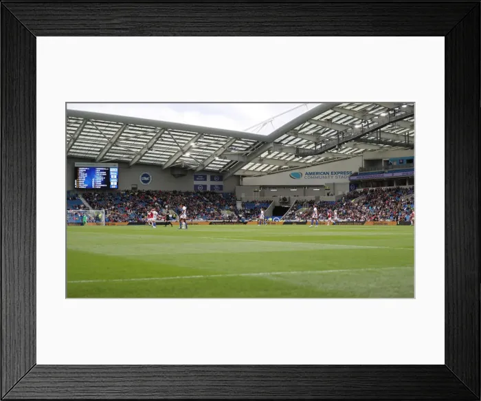 Framed Print : Brighton and Hove Albion Women vs. Arsenal Women: WSL Clash at American Express Community Stadium (29APR19) - Intense Match Action Framed Print : Brighton and Hove Albion Women vs. Arsenal Women: WSL Clash at American Express Community Stadium (29APR19) - Intense Match Action