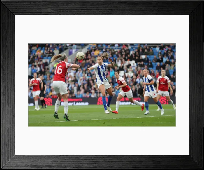 Framed Print : Brighton and Hove Albion Women vs. Arsenal Women: A WSL Showdown at American Express Community Stadium (29APR19) Framed Print : Brighton and Hove Albion Women vs. Arsenal Women: A WSL Showdown at American Express Community Stadium (29APR19)