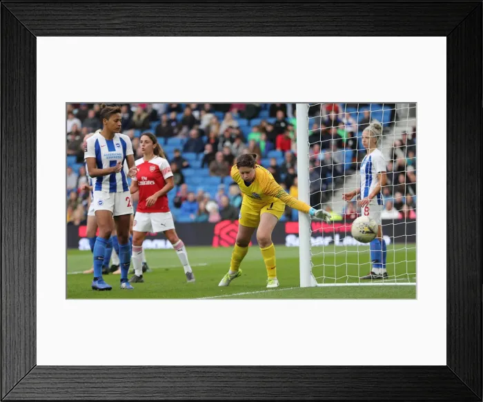 Framed Print : Brighton and Hove Albion Women vs Arsenal Women: WSL Clash at American Express Community Stadium (29APR19) - Match Action Framed Print : Brighton and Hove Albion Women vs Arsenal Women: WSL Clash at American Express Community Stadium (29APR19) - Match Action