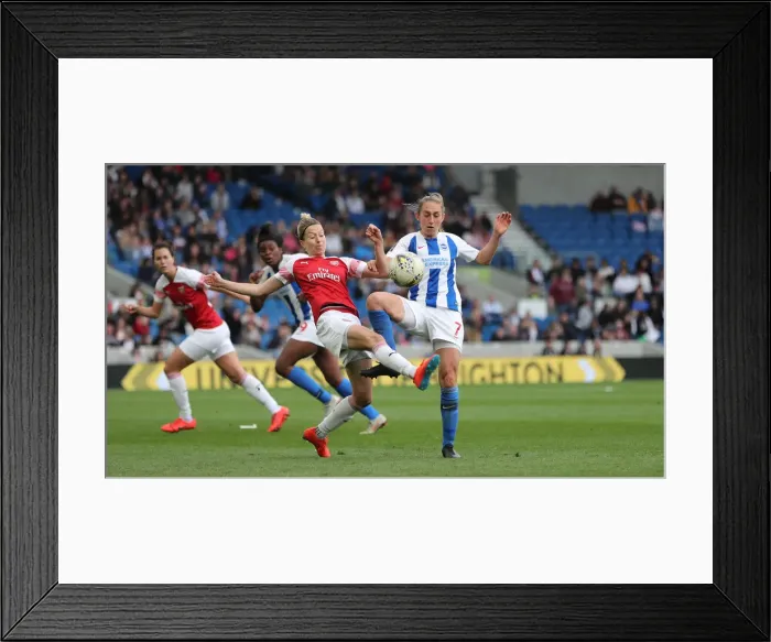 Framed Print : Brighton & Hove Albion Women vs. Arsenal Women: WSL Clash at American Express Community Stadium (29APR19) - Intense Match Action Framed Print : Brighton & Hove Albion Women vs. Arsenal Women: WSL Clash at American Express Community Stadium (29APR19) - Intense Match Action