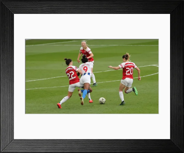 Framed Print : Brighton & Hove Albion Women vs. Arsenal Women: WSL Clash at American Express Community Stadium (29APR19) - Intense Match Action Framed Print : Brighton & Hove Albion Women vs. Arsenal Women: WSL Clash at American Express Community Stadium (29APR19) - Intense Match Action