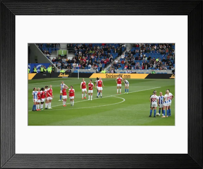 Framed Print : Brighton and Hove Albion Women vs Arsenal Women: WSL Clash at American Express Community Stadium (29APR19) - Intense Action from the Women's Super League Match Framed Print : Brighton and Hove Albion Women vs Arsenal Women: WSL Clash at American Express Community Stadium (29APR19) - Intense Action from the Women's Super League Match