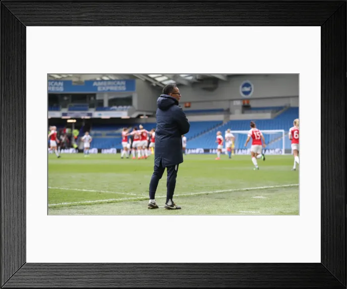 Framed Print : Brighton & Hove Albion Women vs. Arsenal Women: WSL Clash at American Express Community Stadium (29APR19) Framed Print : Brighton & Hove Albion Women vs. Arsenal Women: WSL Clash at American Express Community Stadium (29APR19)