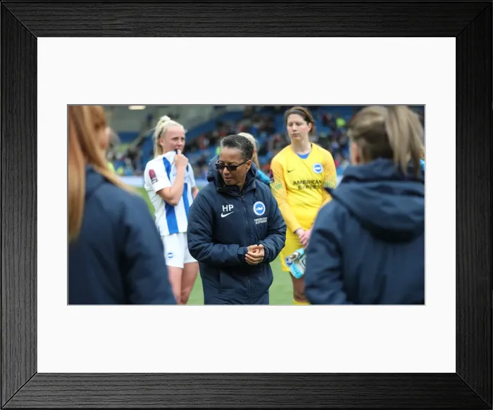 Framed Print : Brighton & Hove Albion Women vs. Arsenal Women: WSL Clash at American Express Community Stadium (29APR19) Framed Print : Brighton & Hove Albion Women vs. Arsenal Women: WSL Clash at American Express Community Stadium (29APR19)