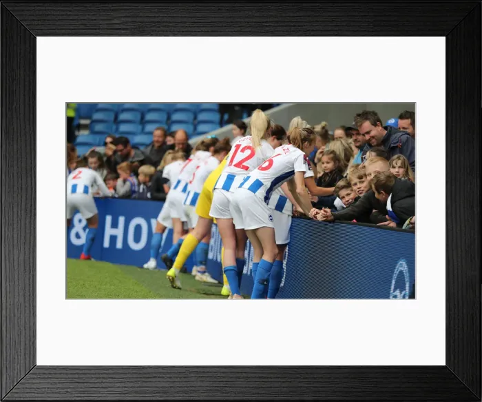 Framed Print : Brighton and Hove Albion Women vs Arsenal Women: WSL Clash at American Express Community Stadium (29APR19) - Intense Match Action Framed Print : Brighton and Hove Albion Women vs Arsenal Women: WSL Clash at American Express Community Stadium (29APR19) - Intense Match Action