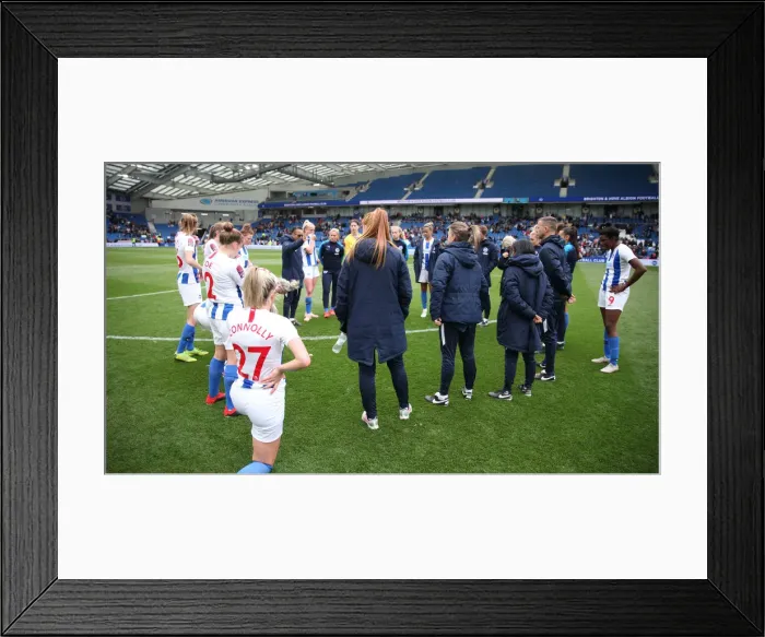 Framed Print : Brighton and Hove Albion Women vs Arsenal Women: WSL Clash at American Express Community Stadium (29APR19) - Intense Action from the Women's Super League Match Framed Print : Brighton and Hove Albion Women vs Arsenal Women: WSL Clash at American Express Community Stadium (29APR19) - Intense Action from the Women's Super League Match