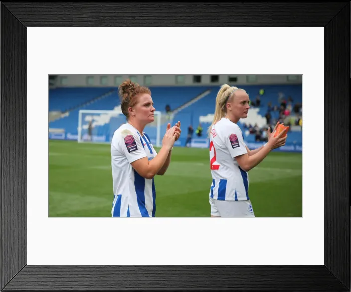 Framed Print : Brighton and Hove Albion Women vs Arsenal Women: WSL Clash at American Express Community Stadium (29APR19) - Intense Match Action Framed Print : Brighton and Hove Albion Women vs Arsenal Women: WSL Clash at American Express Community Stadium (29APR19) - Intense Match Action