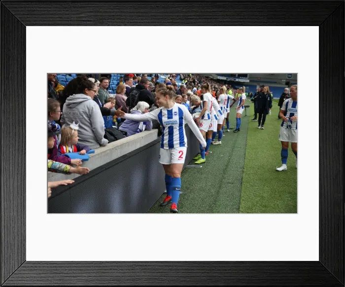 Framed Print : Brighton and Hove Albion Women vs. Arsenal Women: WSL Clash at American Express Community Stadium (29APR19) - Intense Action from the Womens Super League Match Framed Print : Brighton and Hove Albion Women vs. Arsenal Women: WSL Clash at American Express Community Stadium (29APR19) - Intense Action from the Womens Super League Match