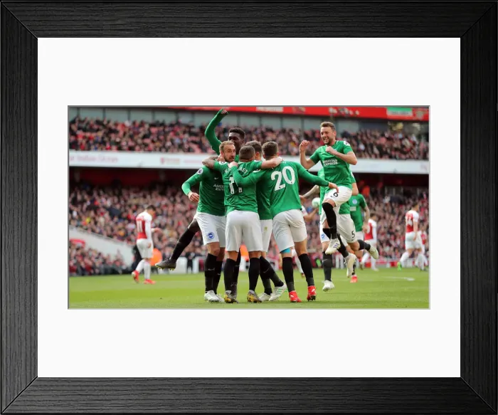 Framed Print : Intense Premier League Showdown: Arsenal vs. Brighton & Hove Albion (05MAY19) Framed Print : Intense Premier League Showdown: Arsenal vs. Brighton & Hove Albion (05MAY19)