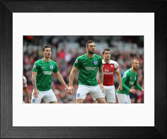 Framed Print : Intense Premier League Showdown: Arsenal vs. Brighton & Hove Albion (05MAY19)