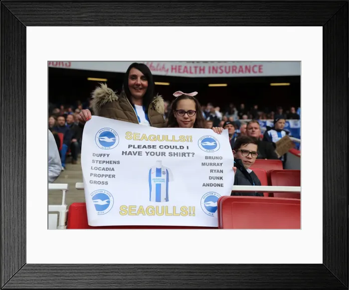 Framed Print : Intense Premier League Showdown: Arsenal vs. Brighton & Hove Albion (05MAY19) Framed Print : Intense Premier League Showdown: Arsenal vs. Brighton & Hove Albion (05MAY19)