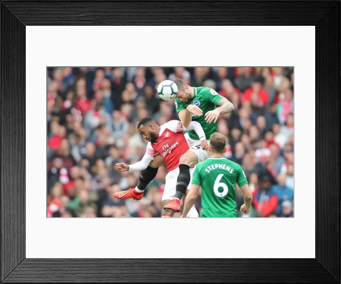 Framed Print : Intense Premier League Showdown: Arsenal vs. Brighton & Hove Albion (05MAY19)