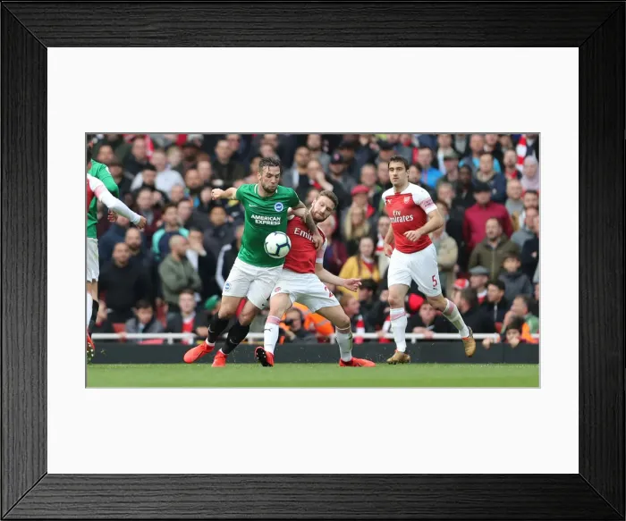 Framed Print : Intense Premier League Showdown: Arsenal vs. Brighton & Hove Albion (05MAY19) Framed Print : Intense Premier League Showdown: Arsenal vs. Brighton & Hove Albion (05MAY19)