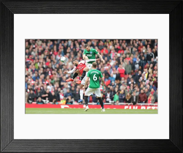 Framed Print : Intense Premier League Showdown: Arsenal vs. Brighton & Hove Albion (05MAY19) Framed Print : Intense Premier League Showdown: Arsenal vs. Brighton & Hove Albion (05MAY19)