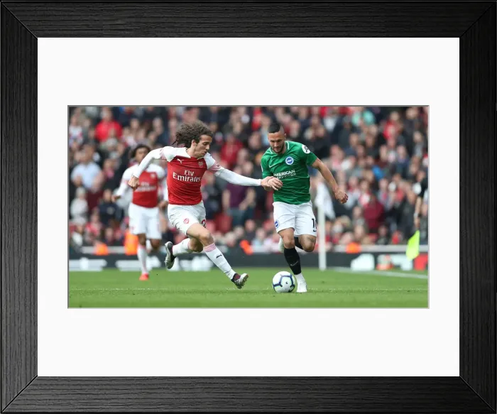 Framed Print : Intense Premier League Showdown: Arsenal vs. Brighton & Hove Albion (05MAY19)