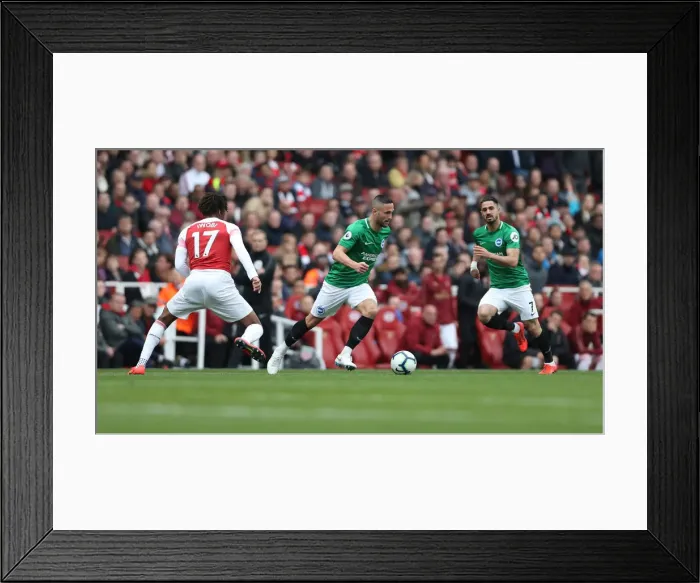 Framed Print : Intense Premier League Showdown: Arsenal vs. Brighton & Hove Albion (05MAY19) Framed Print : Intense Premier League Showdown: Arsenal vs. Brighton & Hove Albion (05MAY19)
