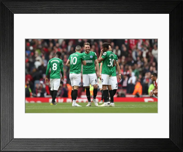 Framed Print : Intense Premier League Showdown: Arsenal vs. Brighton & Hove Albion (05MAY19) Framed Print : Intense Premier League Showdown: Arsenal vs. Brighton & Hove Albion (05MAY19)
