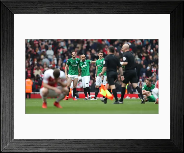 Framed Print : Intense Premier League Showdown: Arsenal vs. Brighton & Hove Albion (05MAY19) Framed Print : Intense Premier League Showdown: Arsenal vs. Brighton & Hove Albion (05MAY19)