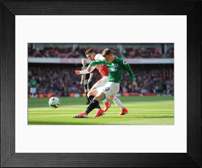 Framed Print : Intense Premier League Showdown: Arsenal vs. Brighton & Hove Albion (05MAY19) Framed Print : Intense Premier League Showdown: Arsenal vs. Brighton & Hove Albion (05MAY19)