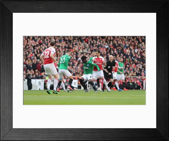 Framed Print : Intense Premier League Showdown: Arsenal vs. Brighton and Hove Albion (05MAY19) Framed Print : Intense Premier League Showdown: Arsenal vs. Brighton and Hove Albion (05MAY19)