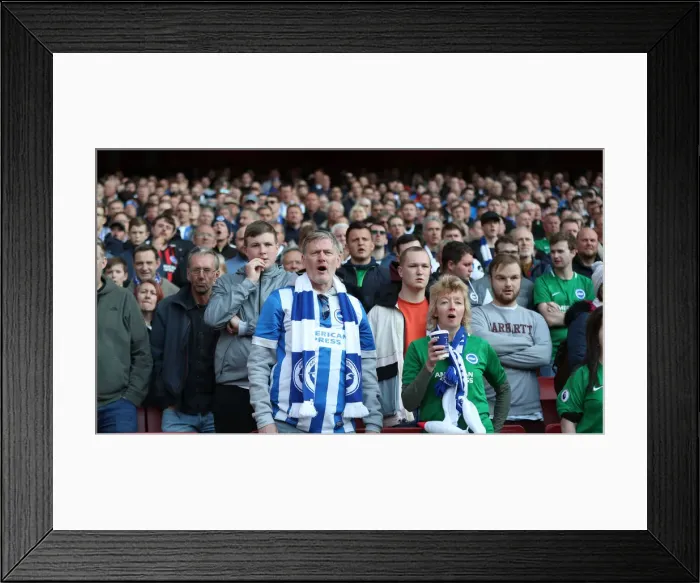 Framed Print : Tense Premier League Showdown: Arsenal vs. Brighton & Hove Albion (05MAY19) Framed Print : Tense Premier League Showdown: Arsenal vs. Brighton & Hove Albion (05MAY19)