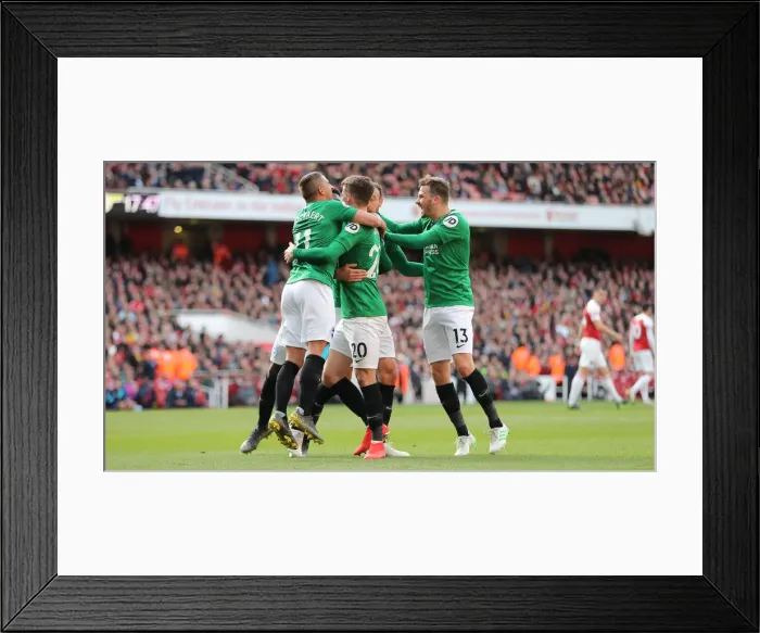 Framed Print : Intense Premier League Showdown: Arsenal vs. Brighton & Hove Albion (05MAY19) Framed Print : Intense Premier League Showdown: Arsenal vs. Brighton & Hove Albion (05MAY19)