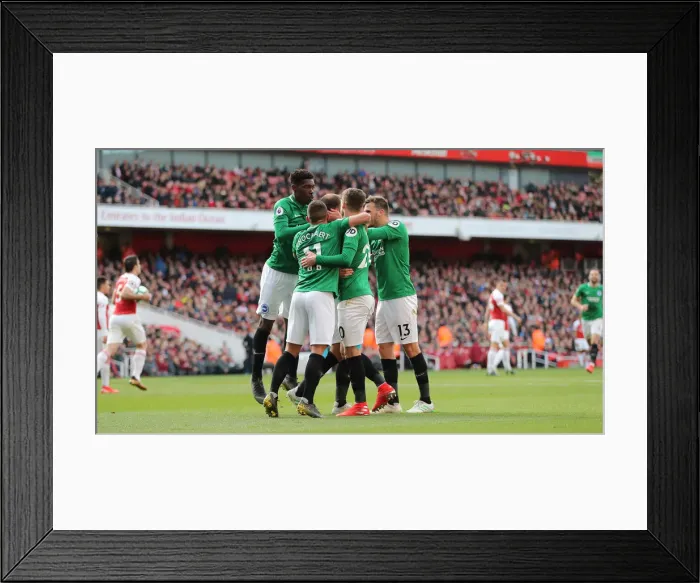 Framed Print : Intense Premier League Showdown: Arsenal vs. Brighton & Hove Albion (05MAY19) Framed Print : Intense Premier League Showdown: Arsenal vs. Brighton & Hove Albion (05MAY19)