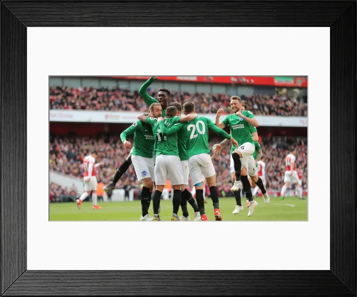 Framed Print : Intense Premier League Showdown: Arsenal vs. Brighton & Hove Albion (05MAY19) Framed Print : Intense Premier League Showdown: Arsenal vs. Brighton & Hove Albion (05MAY19)