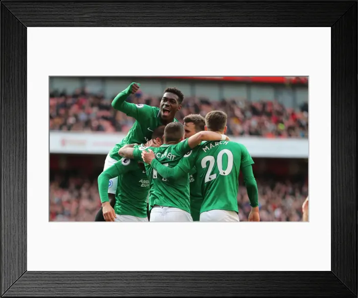 Framed Print : Intense Premier League Showdown: Arsenal vs. Brighton & Hove Albion (05MAY19) Framed Print : Intense Premier League Showdown: Arsenal vs. Brighton & Hove Albion (05MAY19)
