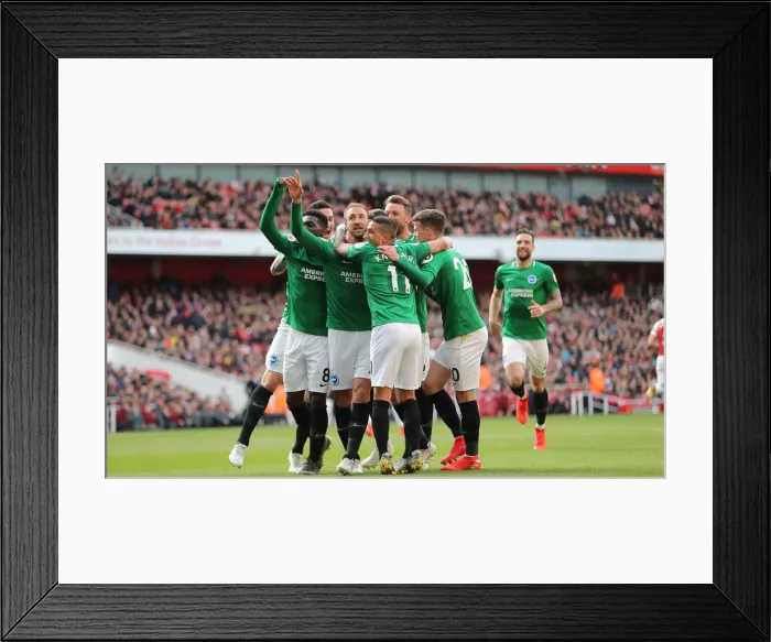Framed Print : Intense Premier League Showdown: Arsenal vs. Brighton and Hove Albion (05MAY19) Framed Print : Intense Premier League Showdown: Arsenal vs. Brighton and Hove Albion (05MAY19)