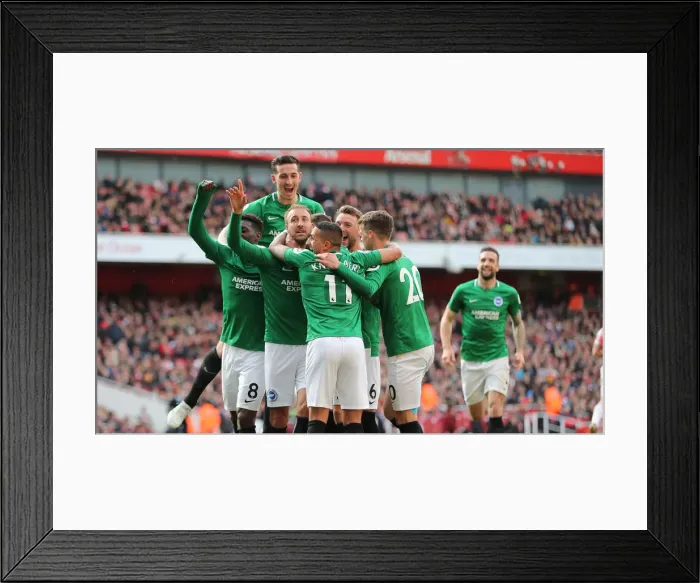 Framed Print : Intense Premier League Showdown: Arsenal vs. Brighton & Hove Albion (05MAY19) Framed Print : Intense Premier League Showdown: Arsenal vs. Brighton & Hove Albion (05MAY19)