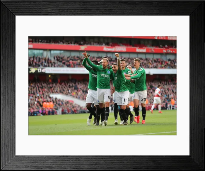 Framed Print : Intense Premier League Showdown: Arsenal vs. Brighton & Hove Albion (05MAY19) Framed Print : Intense Premier League Showdown: Arsenal vs. Brighton & Hove Albion (05MAY19)