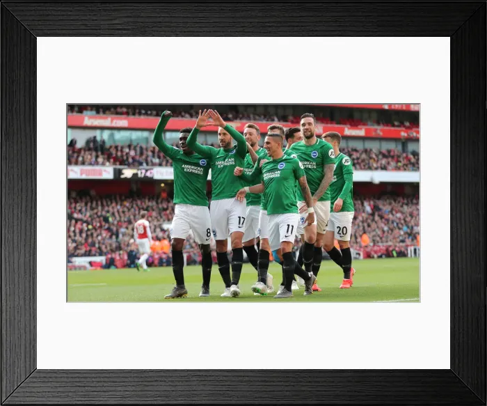 Framed Print : Intense Premier League Showdown: Arsenal vs. Brighton and Hove Albion (05MAY19) Framed Print : Intense Premier League Showdown: Arsenal vs. Brighton and Hove Albion (05MAY19)