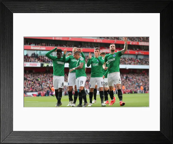 Framed Print : Intense Premier League Showdown: Arsenal vs. Brighton and Hove Albion (05MAY19) Framed Print : Intense Premier League Showdown: Arsenal vs. Brighton and Hove Albion (05MAY19)