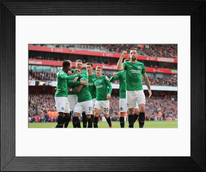 Framed Print : Intense Premier League Showdown: Arsenal vs. Brighton & Hove Albion at Emirates Stadium (05MAY19) Framed Print : Intense Premier League Showdown: Arsenal vs. Brighton & Hove Albion at Emirates Stadium (05MAY19)