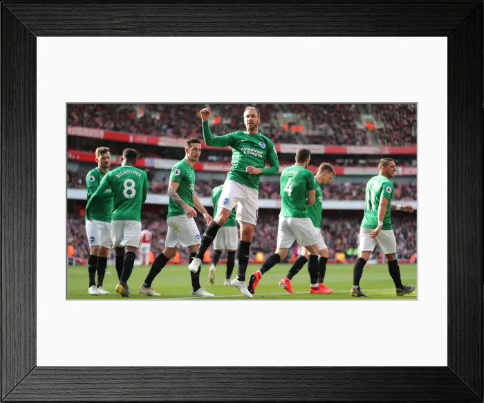 Framed Print : Intense Premier League Showdown: Arsenal vs. Brighton & Hove Albion (05MAY19) Framed Print : Intense Premier League Showdown: Arsenal vs. Brighton & Hove Albion (05MAY19)