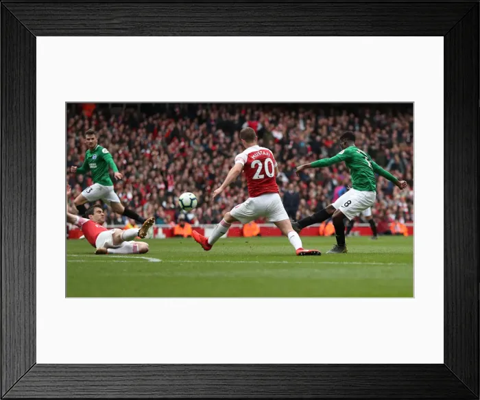 Framed Print : Intense Premier League Showdown: Arsenal vs. Brighton & Hove Albion (05MAY19) Framed Print : Intense Premier League Showdown: Arsenal vs. Brighton & Hove Albion (05MAY19)